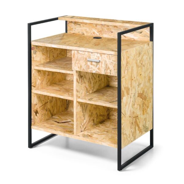 Takumi-Maro-Reception-Desk-OSB3-handle-silver Takumi Maro Vastaanottotiski OSB3