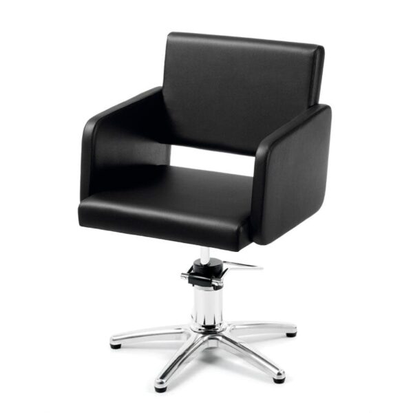 Takumi-Yuki-Black-Hydraulic-Styling-chair Takumi Yuki kampaamotuoli ristikkojalka