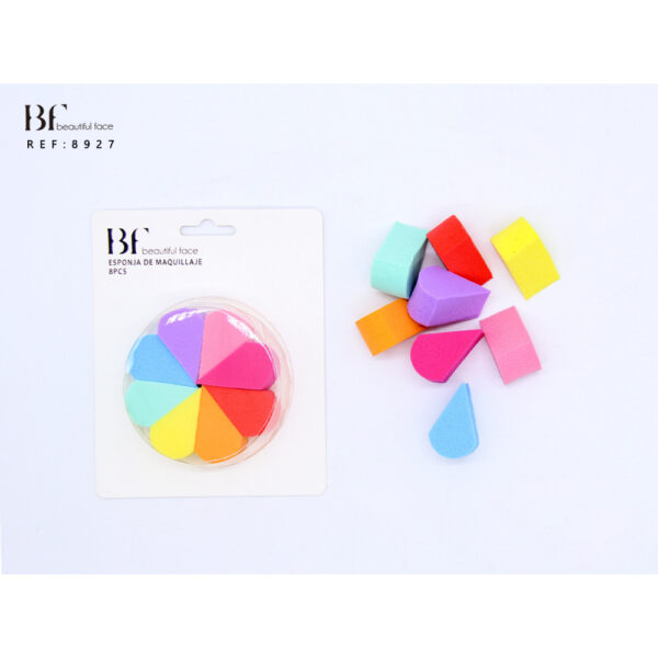 Triangular-powder-sponges-8-pcs Mineas meikkisieni 8 kpl