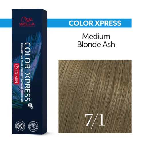 Wella-Professionals-Color-Xpress-Medium-Blonde-Ash-7_1-60ml Wella Professionals Color Xpress Medium Blonde Ash 7/1 60ml