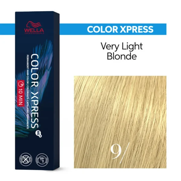 Wella-Professionals-Color-Xpress-Very-Light-Blonde-9-60ml-hiusvari Wella Professionals Color Xpress Very Light Blonde 9/ 60ml
