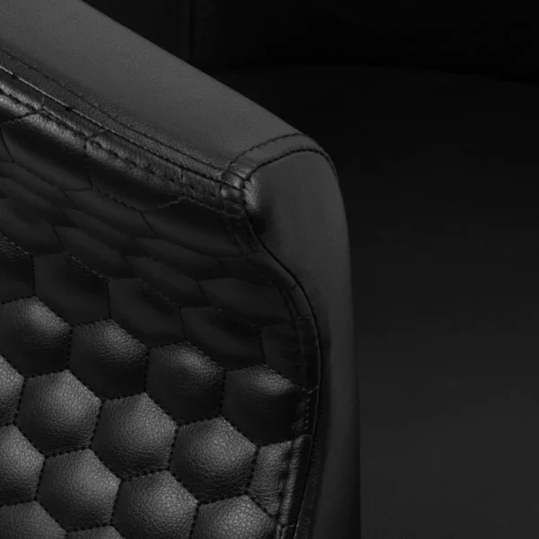 Wersal-gold-kampaamon-asiakastuoli-musta-kulta Wersal gold kampaamon asiakastuoli musta-kulta