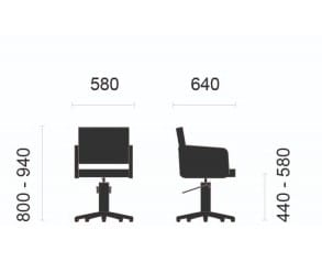 Yuki-Dimensions Takumi Yuki kampaamotuoli ristikkojalka