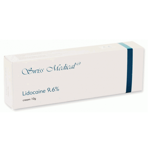 Swiss Medical 10.56% Lidocaine Numbing Cream 30g