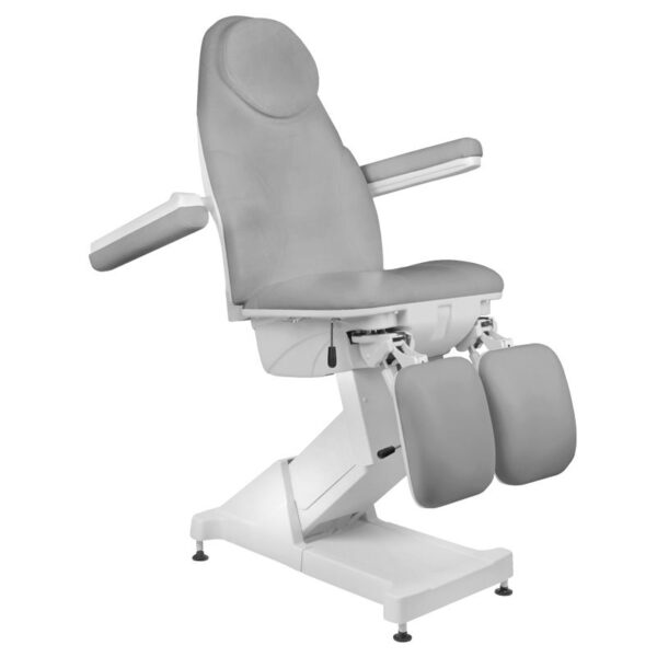 hoitotuoli-3-moottoria-harmaa1 Jalkahoitotuoli 1 moottori, valkoinen