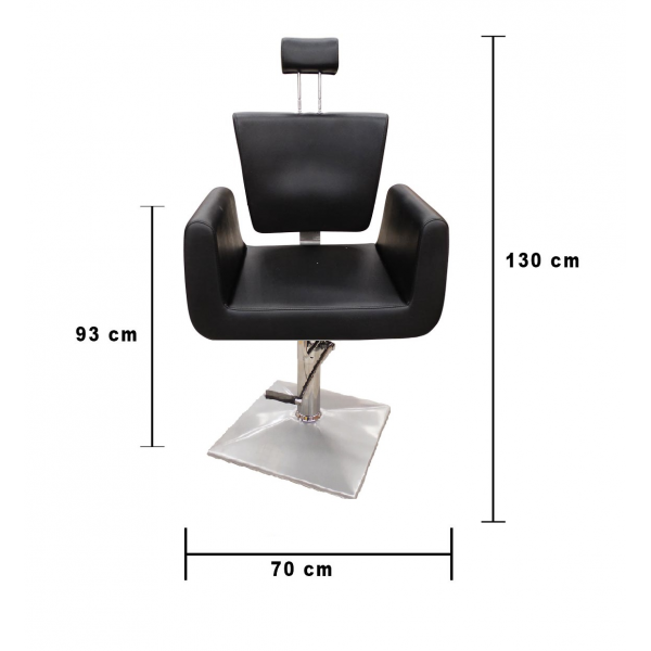 Kampaamotuoli Texas, musta