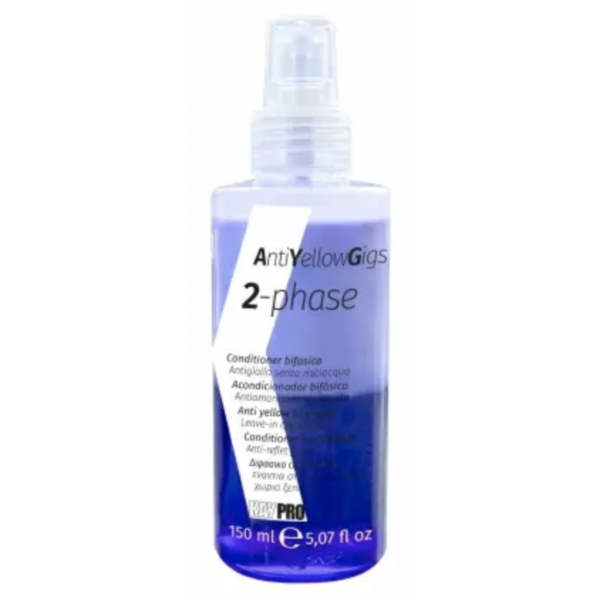 kaypro_anti_yellow_2-phase_conditioner_hopeahoitosuihke_150ml KayPro Tecni-Sleek Step 1 Keratiinisuoristus shampoo 1000ml
