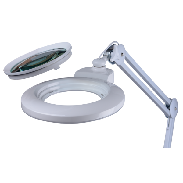 lamppu-luppi-1 LED luuppilamppu pöydän kiinnitys suurenntaa 5 tai 8 kertaa