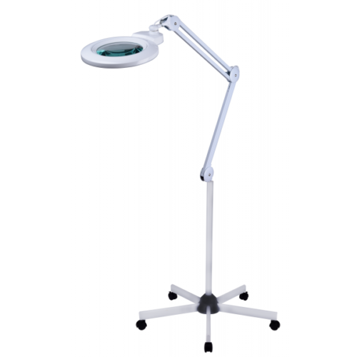 lamppu-luppi-5 LED luuppilamppu jalustalla (vaihdettava luuppi)