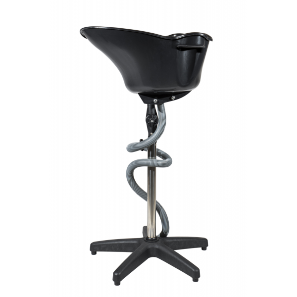 Muovinen pesuallas jalustalla Acrus, musta