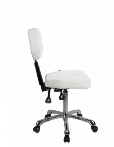 pedicure-beautician-stool-new-comfort-white-2 Työtuoli New Comfort, valkoinen