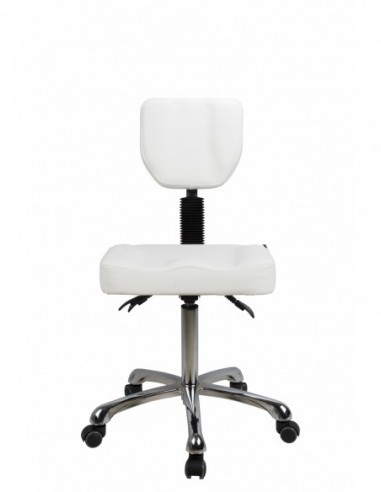 pedicure-beautician-stool-new-comfort-white-4 Työtuoli New Comfort, valkoinen