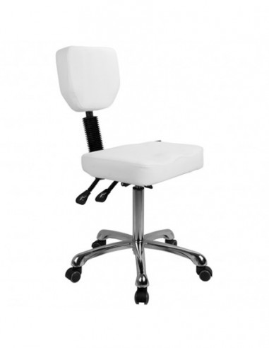 pedicure-beautician-stool-new-comfort-white Työtuoli New Comfort, valkoinen