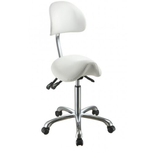 pedicure-beautician-stool-noble-1 Noble satulatuoli, valkoinen