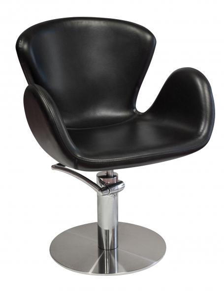 sakai-furniture-tulip-asiakastuoli-musta Kampaamotuoli Tulip