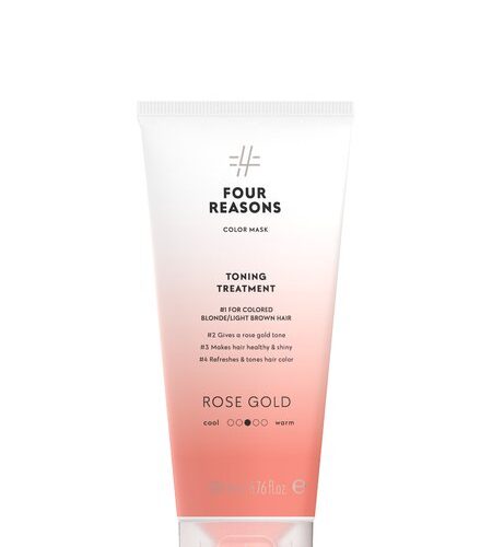 trerose-gold Four Reasons Color Mask Toning Treatment Rose Gold 200 ml