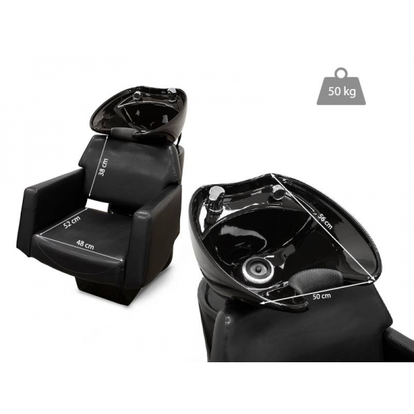 Pesupaikka Colorado, musta istuin