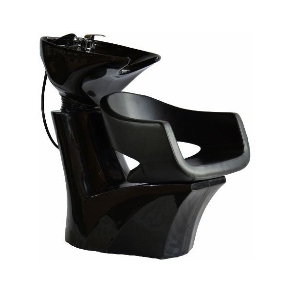 Pesupaikka Milano, musta keraaminen kallistuva allas