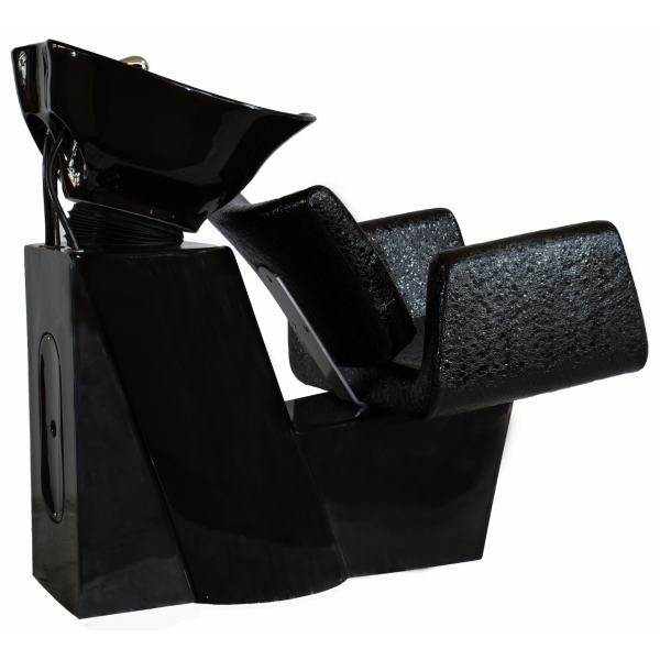 tuoli-keraamisella-pesualtaalla-texas-1 Kampaamon pesupaikka Texas croco ,musta allas